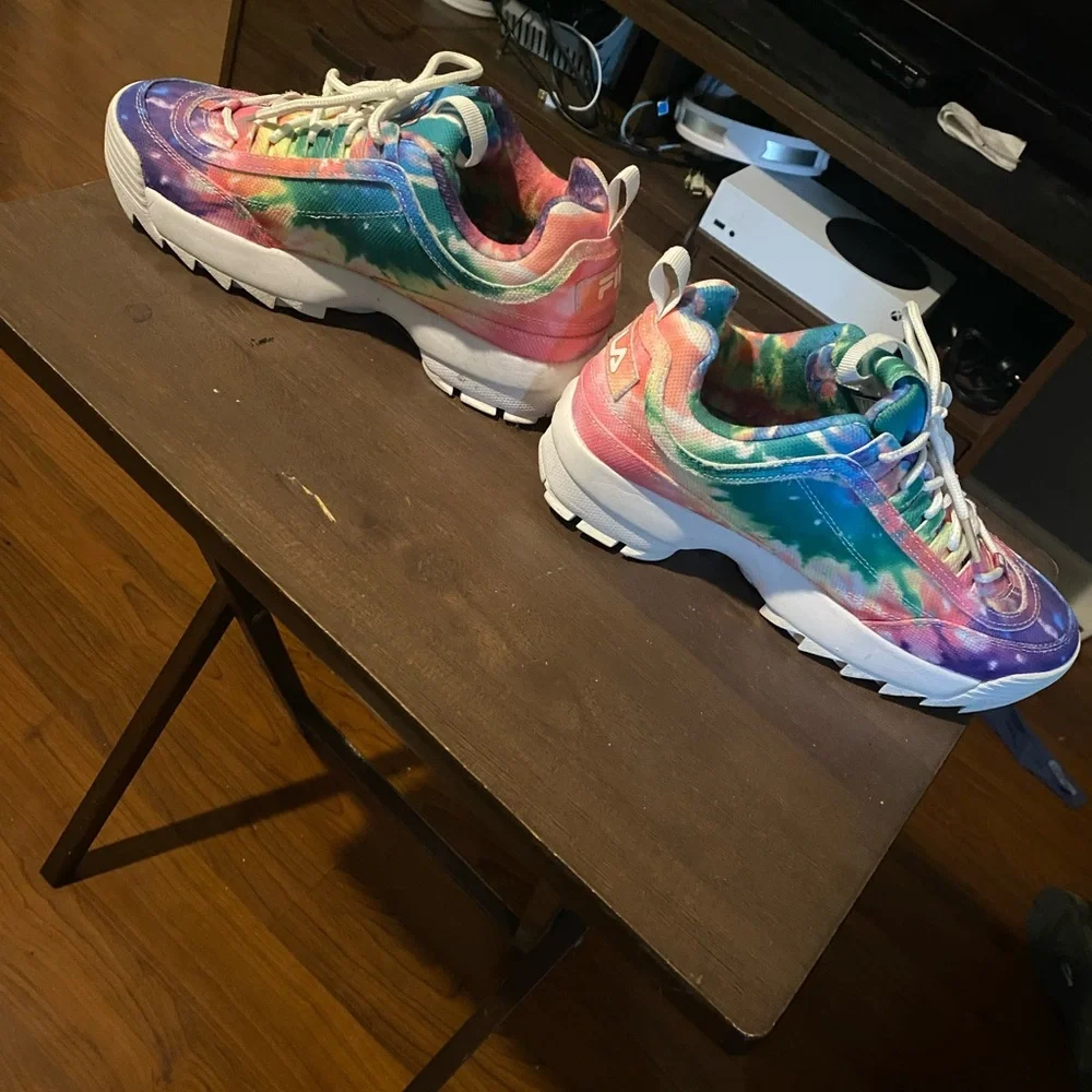 Fila Multicolor Tie-Dye Sneakers - Picture 5 of 9